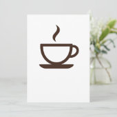 Invitation ☕ coupe de café minimaliste - Barista & Café Vibes (Debout devant)