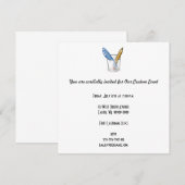 Invitation Coupe de crayon de stylo (Devant / Derrière)