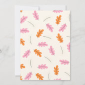 Invitation Coupe de fantôme ou fête d'Halloween (Dos)