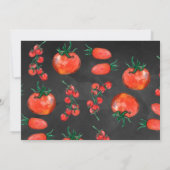 Invitation Coupe de plaisir, anniversaire de pizza (Dos)