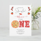 Invitation Coupe de plaisir, premier anniversaire (Debout devant)