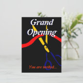 Invitation Coupe de ruban de partie de lancement d'ouverture (Debout devant)