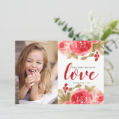 Invitation Coupe d'eau douce Rose photo sur mesure Saint-Vale (Debout devant)