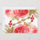 Invitation Coupe d'eau douce Rose photo sur mesure Saint-Vale (Dos)