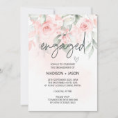 Invitation Coupe d'engagement de la fête de la fiançailles ro (Devant)