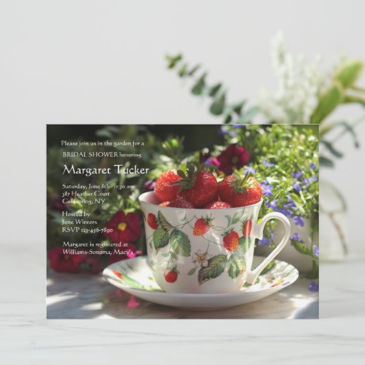 Invitation Coupe des fraises (Debout devant)