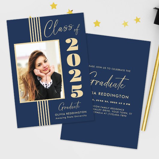 Invitation Coupe d'or de la Marine 2025 Graduation Party