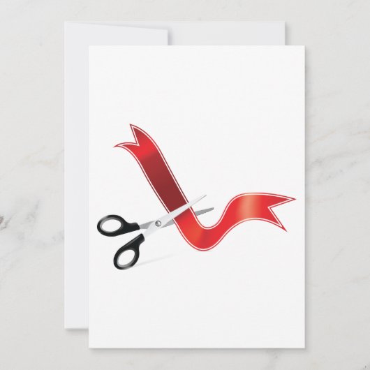 Invitation Coupe du ruban (Devant)