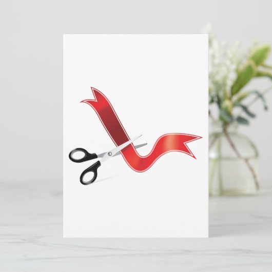 Invitation Coupe du ruban (Debout devant)