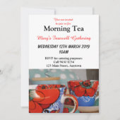 Invitation Coupe Florale de Chine Matin après-midi Personnali (Devant)