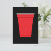 Invitation Coupe Red Party (Debout devant)