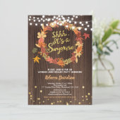 Invitation Coupe surprise or mariage anniversaire fête (Debout devant)