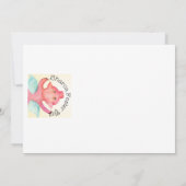 Invitation Coupes d'agrumes Couleur d'eau (Dos)