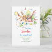 Invitation Couple Carnaval (Debout devant)
