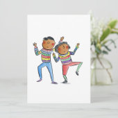 Invitation Couple dansant (Debout devant)