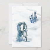 Invitation *~* Couple de Château Médiéval en Mariage d'Amour (Dos)