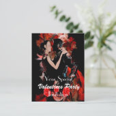 Invitation couple de danseuses romantiques (Debout devant)