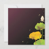 Invitation Couple de grenouille et lucioles Mariage Whimsical (Dos)