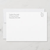 Invitation Couple de hiboux boho Fête de Bachelorette rustiqu (Dos)