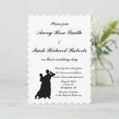 Invitation "Couple de salle de bal" (Debout devant)