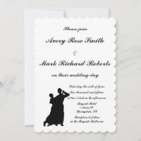 Invitation "Couple de salle de bal"