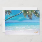 Invitation Couple d'étoiles de mer Illumine la Destination de (Dos)