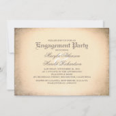 Invitation Couple du crâne Jour de la partie de l'engagement  (Dos)