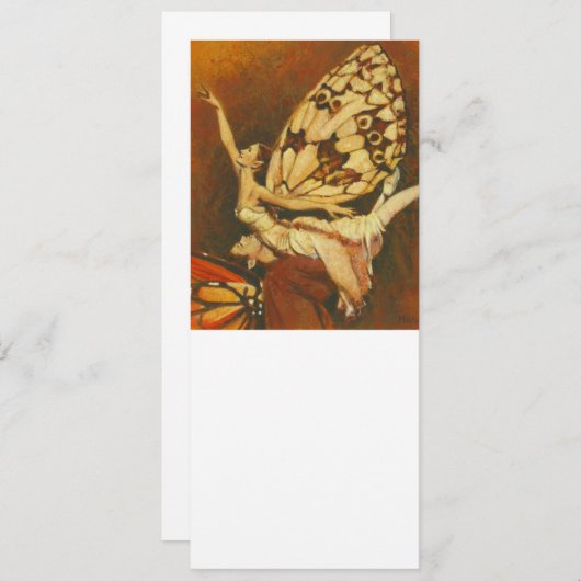 Invitation couple fée (Devant / Derrière)