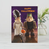 Invitation Couple gothique (Debout devant)