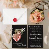 Invitation Couple Heart Photo, Romantique, Moderne, Mariage