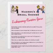 Invitation Couple ✨ jeu de Fête des mariées amusant (Devant / Derrière)