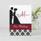 Invitation Couple Mariage de Cranberry (Debout devant)