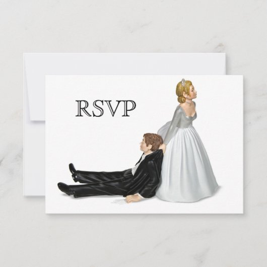 Invitation Couple marié RSVP (Devant)