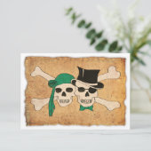 Invitation couple pirate (Debout devant)