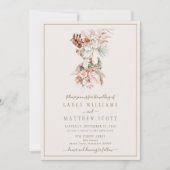 Invitation Couple romantique de mariée Llama Mariage unique (Devant)