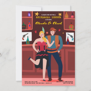 Invitation Couple Saloon