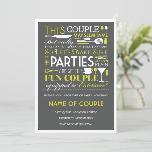 Invitation Couples (Debout devant)