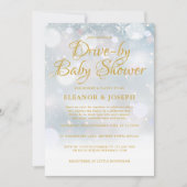 Invitation Couples au volant Baby shower d'hiver Sprinkle (Devant)