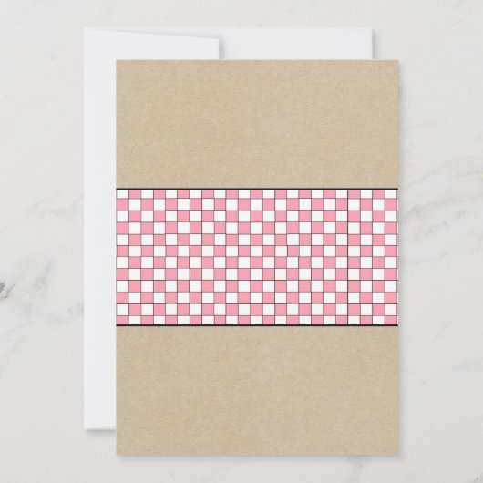 Invitation Couples bébé Q, fille baby shower barbecue (Dos)