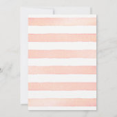 Invitation Couples Citrus Pink Grapefruit Aquarelle (Dos)