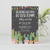 Invitation Couples de Fête de l'mariée d'invitation de Fiesta (Debout devant)