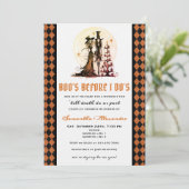 Invitation Couples de l'Halloween Wedding shower 'Jusqu'à la  (Debout devant)