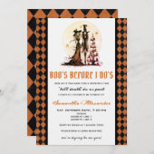 Invitation Couples de l'Halloween Wedding shower 'Jusqu'à la  (Devant / Derrière)
