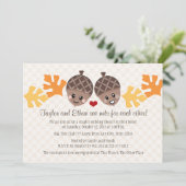 Invitation Couples de maïs mignons et amusants Wedding shower (Debout devant)