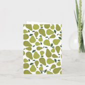 Invitation Couples de poires avec photo Baby shower Invitatio (Dos)