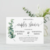 Invitation Couples de verdure Douche minimaliste moderne Mari (Debout devant)