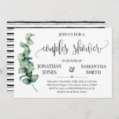 Invitation Couples de verdure Douche minimaliste moderne Mari (Devant / Derrière)