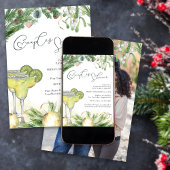 Invitation Couples d'hiver Douche Margarita Mistletoe Photo