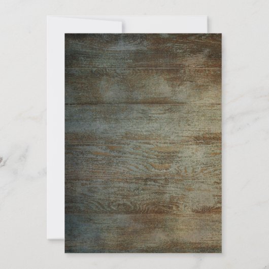 Invitation Couples Douche Bois foncé Script Pink Hydrangeas (Dos)