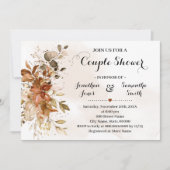 Invitation Couples Douche Eucalyptus Automne Mariage Automne (Devant)